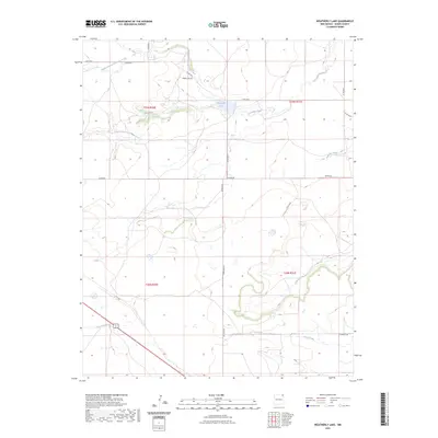 2023 Map of Weatherly Lake, 2023 Print