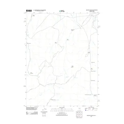 2012 Map of Weaver Canyon, 2012 Print