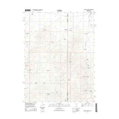 2014 Map of Weaver Canyon, 2014 Print