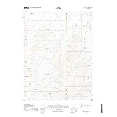 2018 Map of Weaver Canyon, 2018 Print