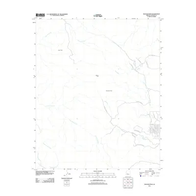 2011 Map of Weaver Peak, 2011 Print