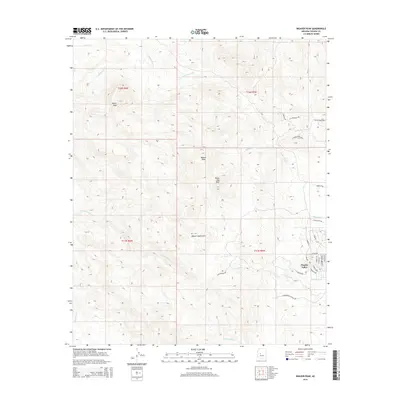 2014 Map of Weaver Peak, 2014 Print