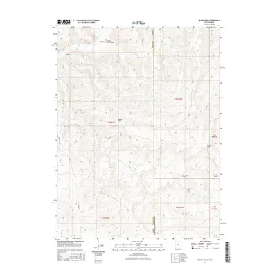 2017 Map of Weaver Ridge, 2017 Print