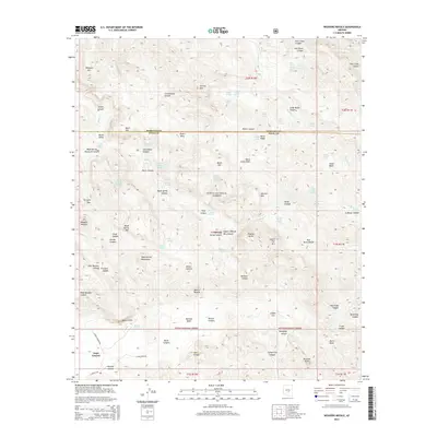 2014 Map of Weavers Needle, 2014 Print