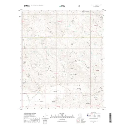 2021 Map of Weavers Needle, 2021 Print