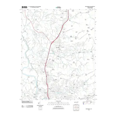 2010 Map of Weaverville, 2010 Print