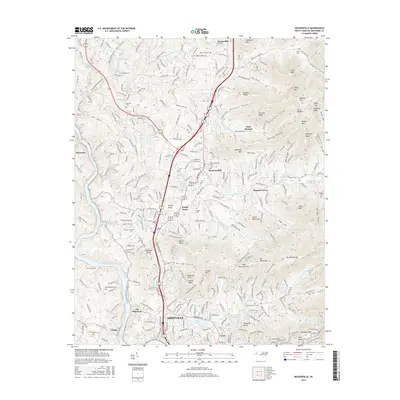 2016 Map of Weaverville, 2016 Print