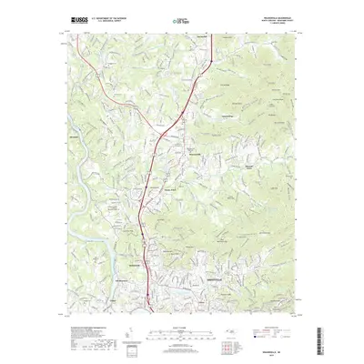 2019 Map of Weaverville, 2019 Print