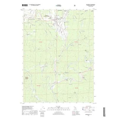 2018 Map of Weaverville, 2018 Print