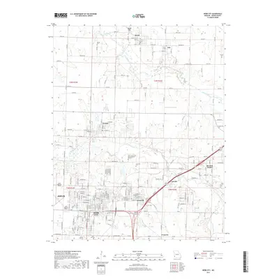 2017 Map of Webb City, 2017 Print