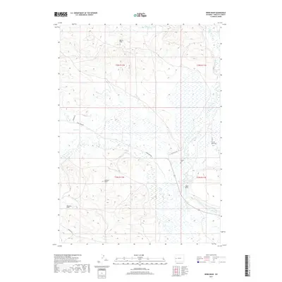 2017 Map of Webb Draw, 2017 Print