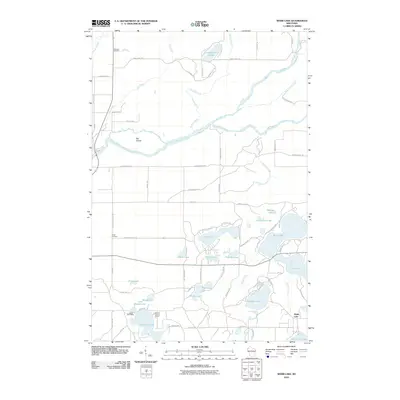 2010 Map of Webb Lake, 2010 Print