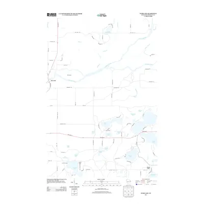 2013 Map of Webb Lake, 2013 Print