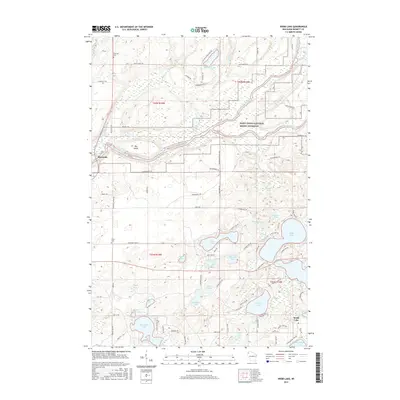 2015 Map of Webb Lake, 2015 Print