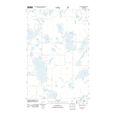 2011 Map of Webb Lake, 2011 Print