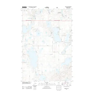 2013 Map of Webb Lake, 2013 Print