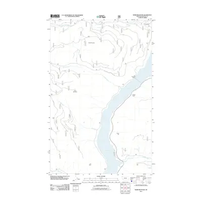 2011 Map of Webb Mountain, 2011 Print