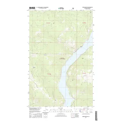 2017 Map of Webb Mountain, 2017 Print
