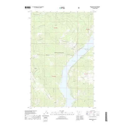 2020 Map of Webb Mountain, 2020 Print