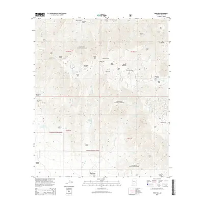 2014 Map of Webb Peak, 2014 Print