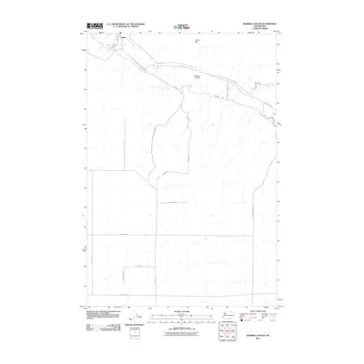 2011 Map of Webber Canyon, 2011 Print