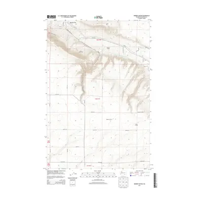 2013 Map of Webber Canyon, 2013 Print
