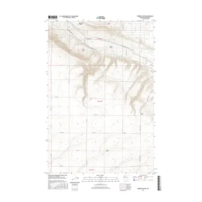 2017 Map of Webber Canyon, 2017 Print