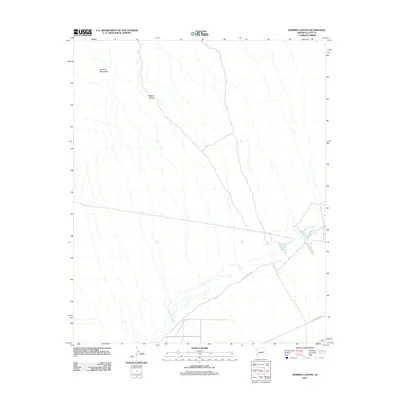 2011 Map of Webber Canyon, 2011 Print