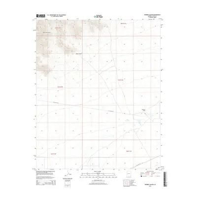 2014 Map of Webber Canyon, 2014 Print