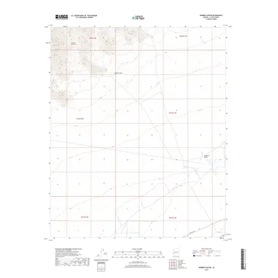 2018 Map of Webber Canyon, 2018 Print