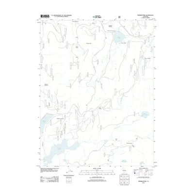 2012 Map of Webber Peak, 2012 Print