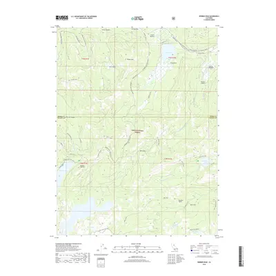 2018 Map of Webber Peak, 2018 Print