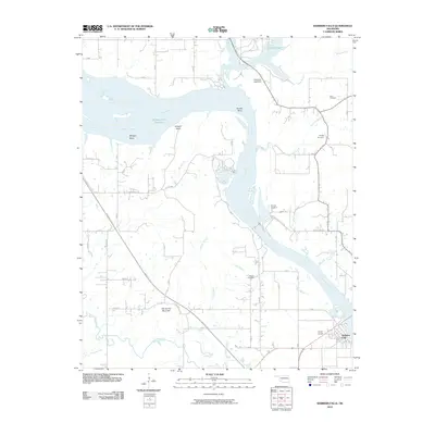 2010 Map of Webbers Falls, 2010 Print