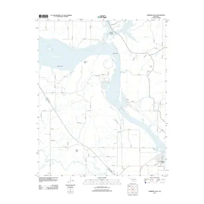 2012 Map of Webbers Falls, 2012 Print
