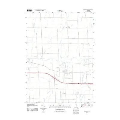 2011 Map of Webberville, 2011 Print