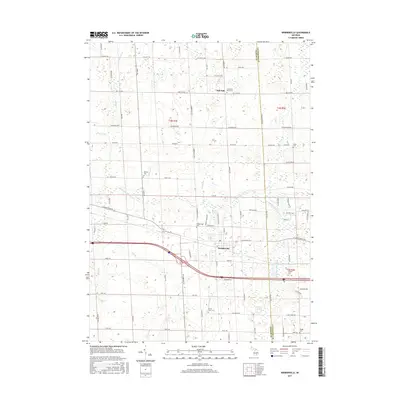2017 Map of Webberville, 2017 Print