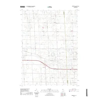 2019 Map of Webberville, 2019 Print