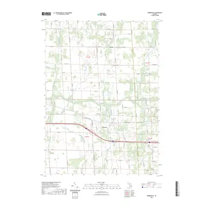 2023 Map of Webberville, 2023 Print