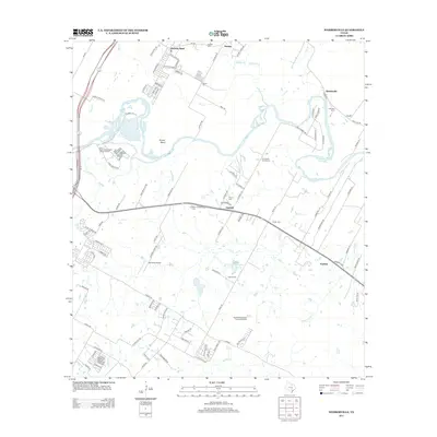 2013 Map of Webberville, 2013 Print