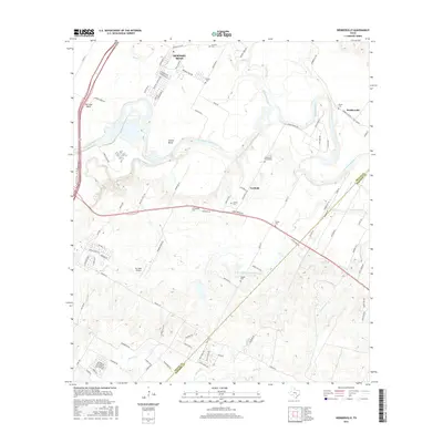 2016 Map of Webberville, 2016 Print