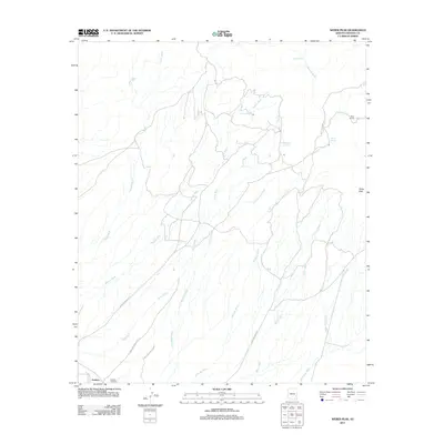2011 Map of Weber Peak, 2011 Print