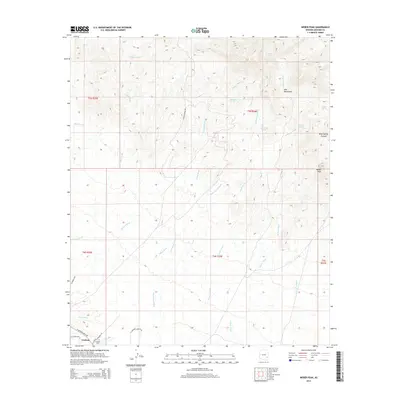 2014 Map of Weber Peak, 2014 Print