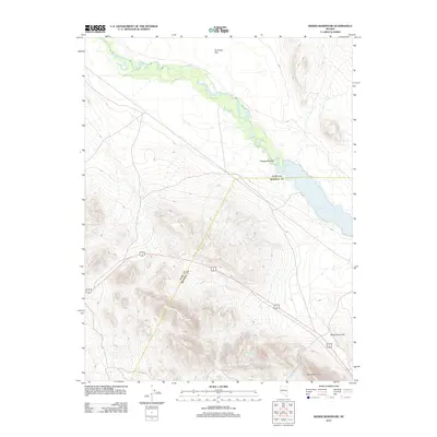 2011 Map of Weber Reservoir, 2011 Print