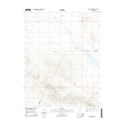 2014 Map of Weber Reservoir, 2014 Print