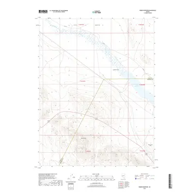 2018 Map of Weber Reservoir, 2018 Print