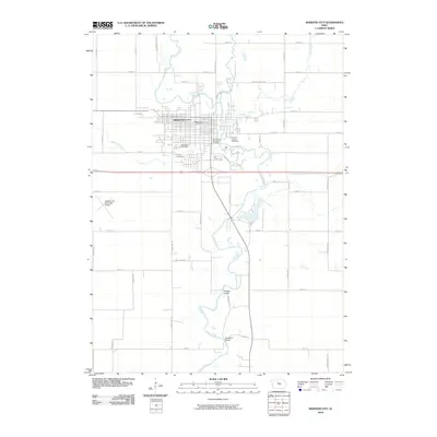 2010 Map of Webster City, 2010 Print