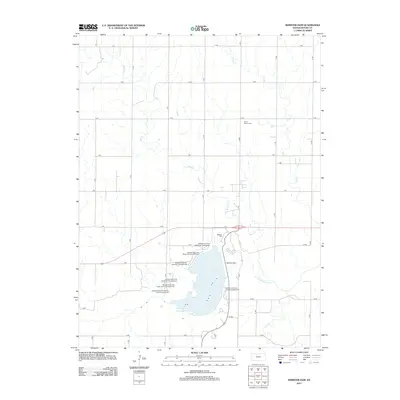 2012 Map of Webster Dam, 2012 Print