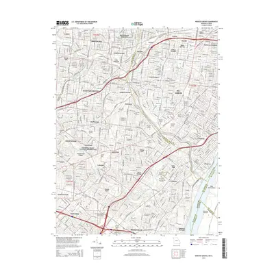 2015 Map of Webster Groves, 2015 Print