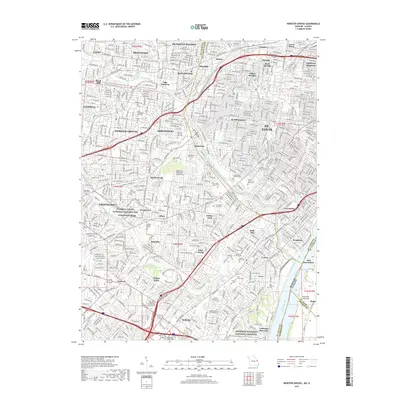 2017 Map of Webster Groves, 2017 Print