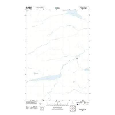 2011 Map of Webster Lake, 2011 Print